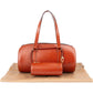 Louis Vuitton Cognac Epi Leather Soufflot Set Handbag