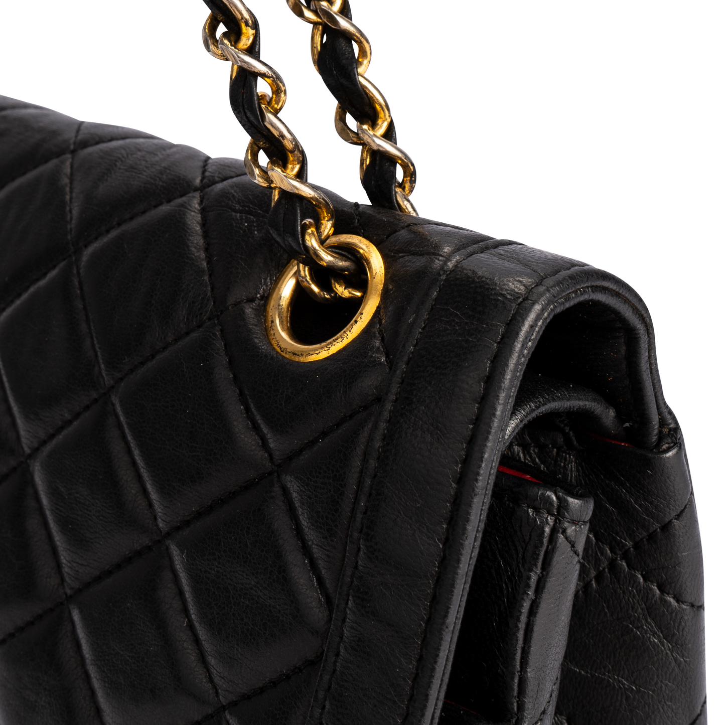 Chanel Quilted Lambskin 24K Gold Double Flap Bag