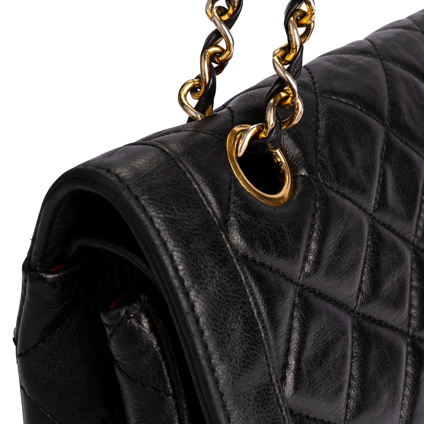 Chanel Quilted Lambskin 24K Gold Double Flap Bag