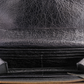 Balenciaga Black Lambskin Leather Zip Wallet