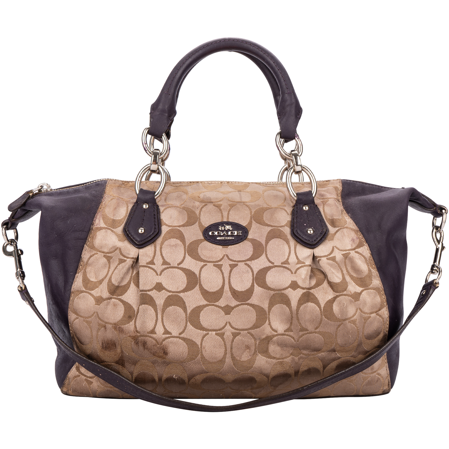 Coach Colette Signature Monogram Handbag