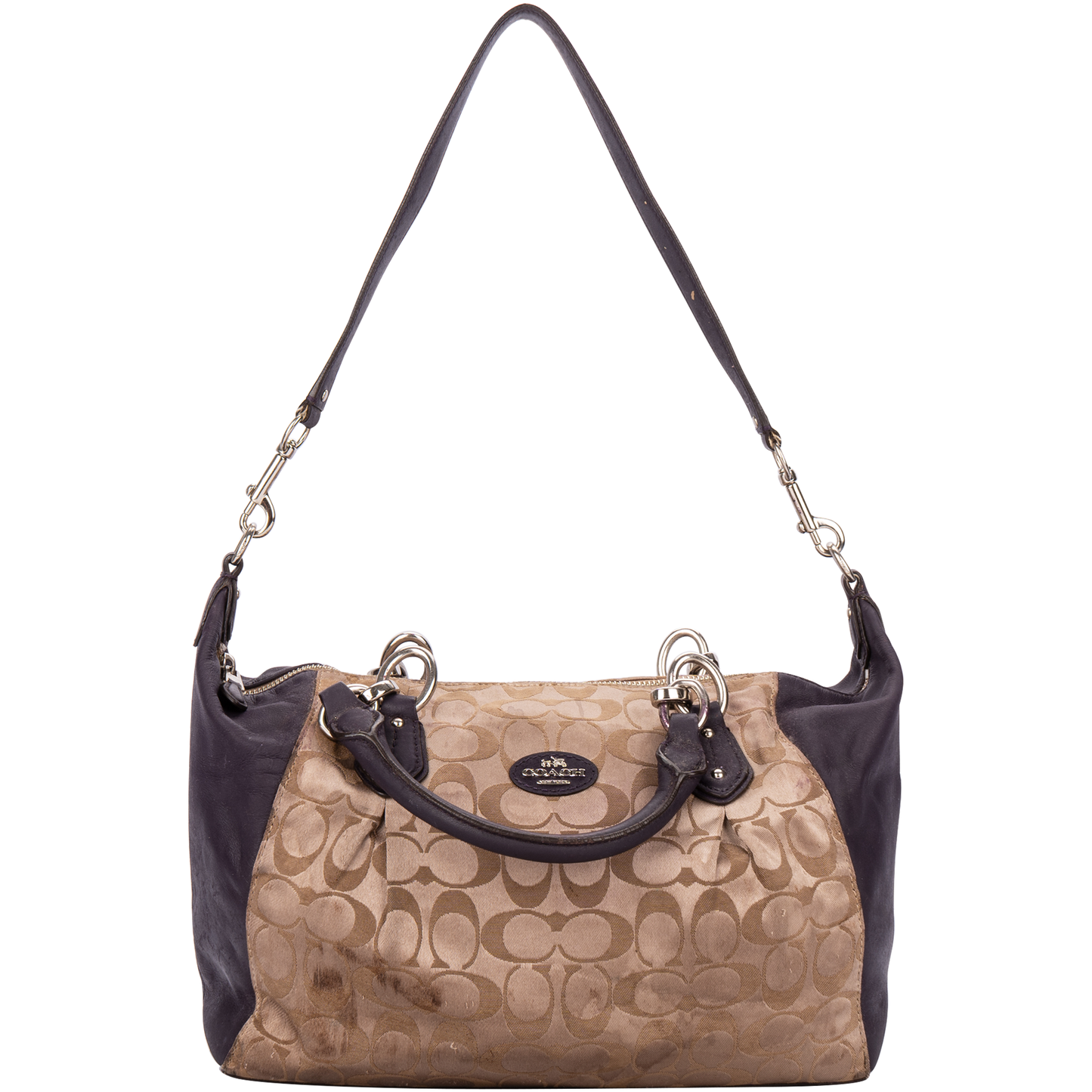 Coach Colette Signature Monogram Handbag