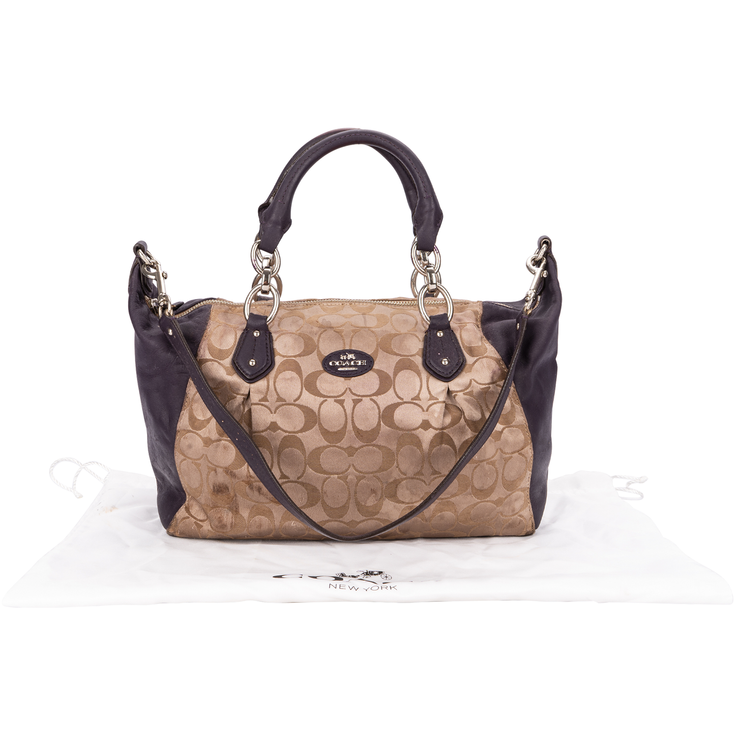Coach Colette Signature Monogram Handbag