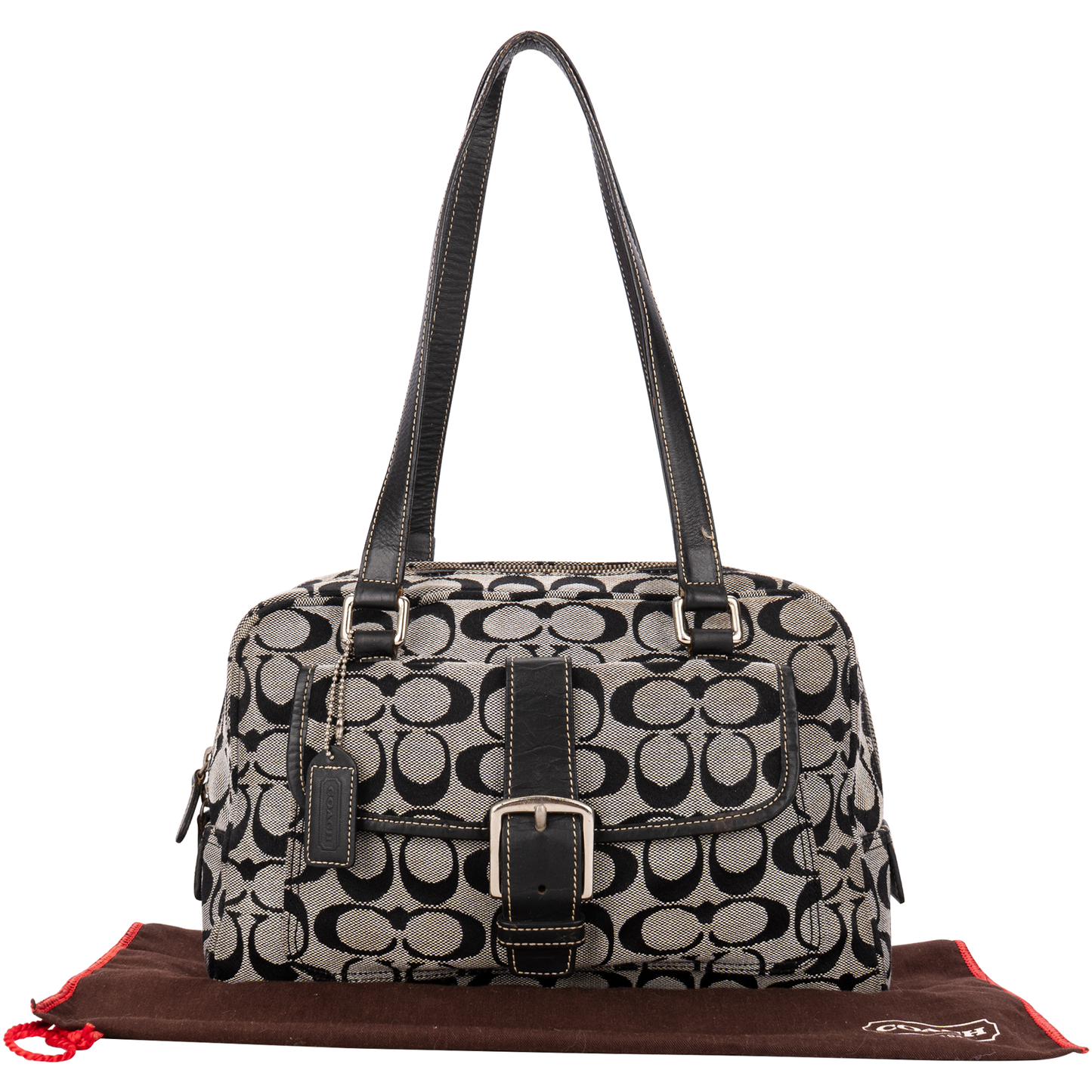 Coach Signature Monogram Shoulderbag