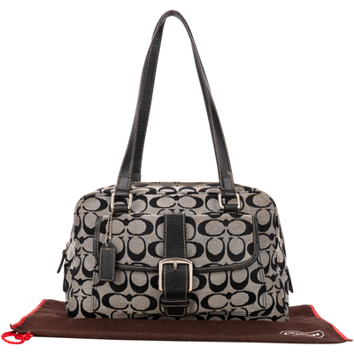 Coach Signature Monogram Shoulderbag
