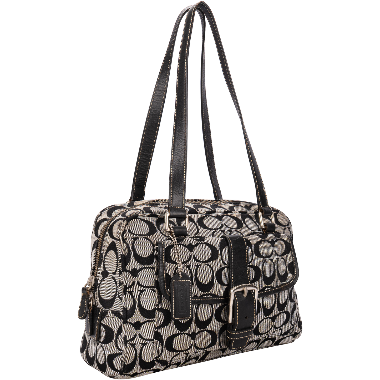 Coach Signature Monogram Shoulderbag