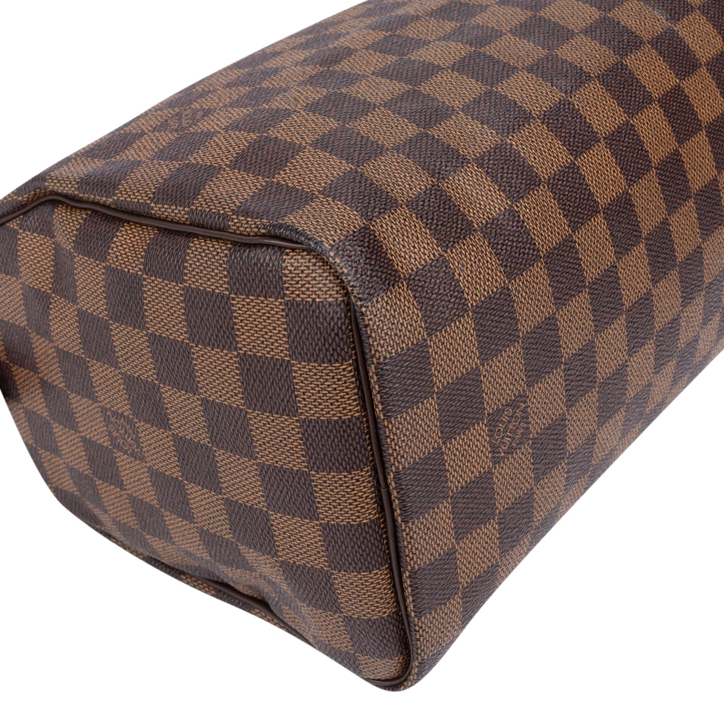 Louis Vuitton Damier Ebene Monogram Speedy 25 Handbag