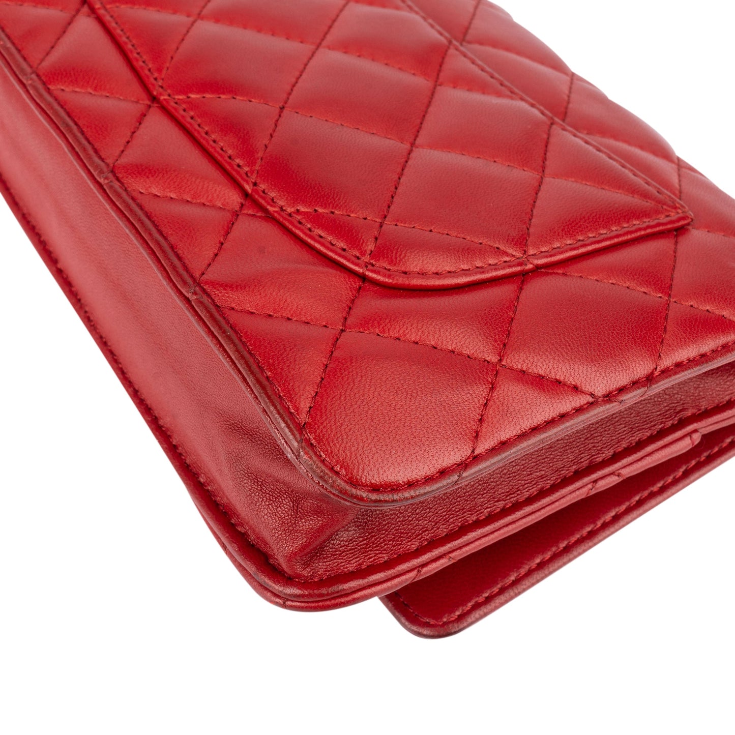Chanel Quilted Lambskin Wallet On Chain Crossbody Bag