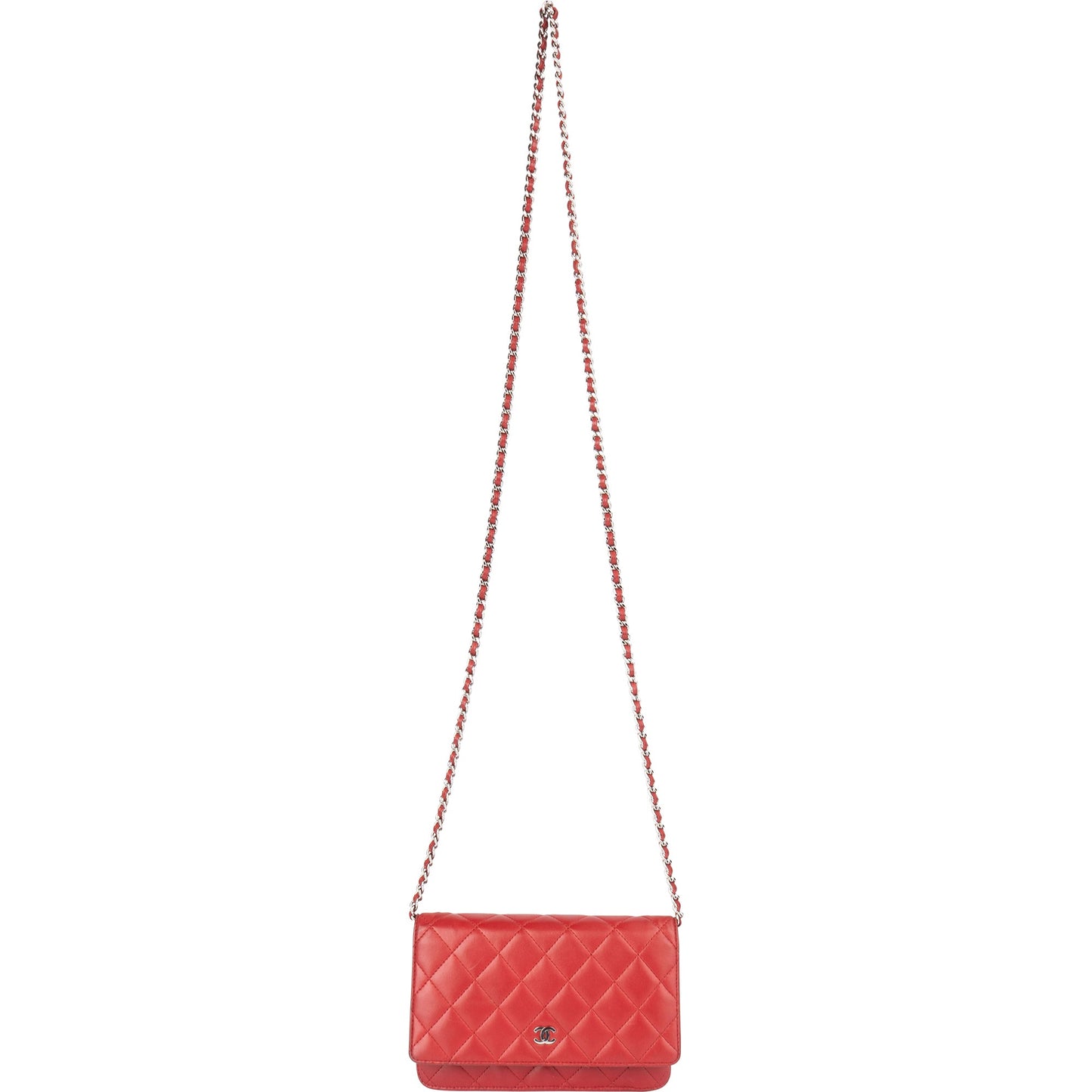 Chanel Quilted Lambskin Wallet On Chain Crossbody Bag