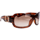 Christian Dior Promenade 3 Shield Sunglasses Havana Brown