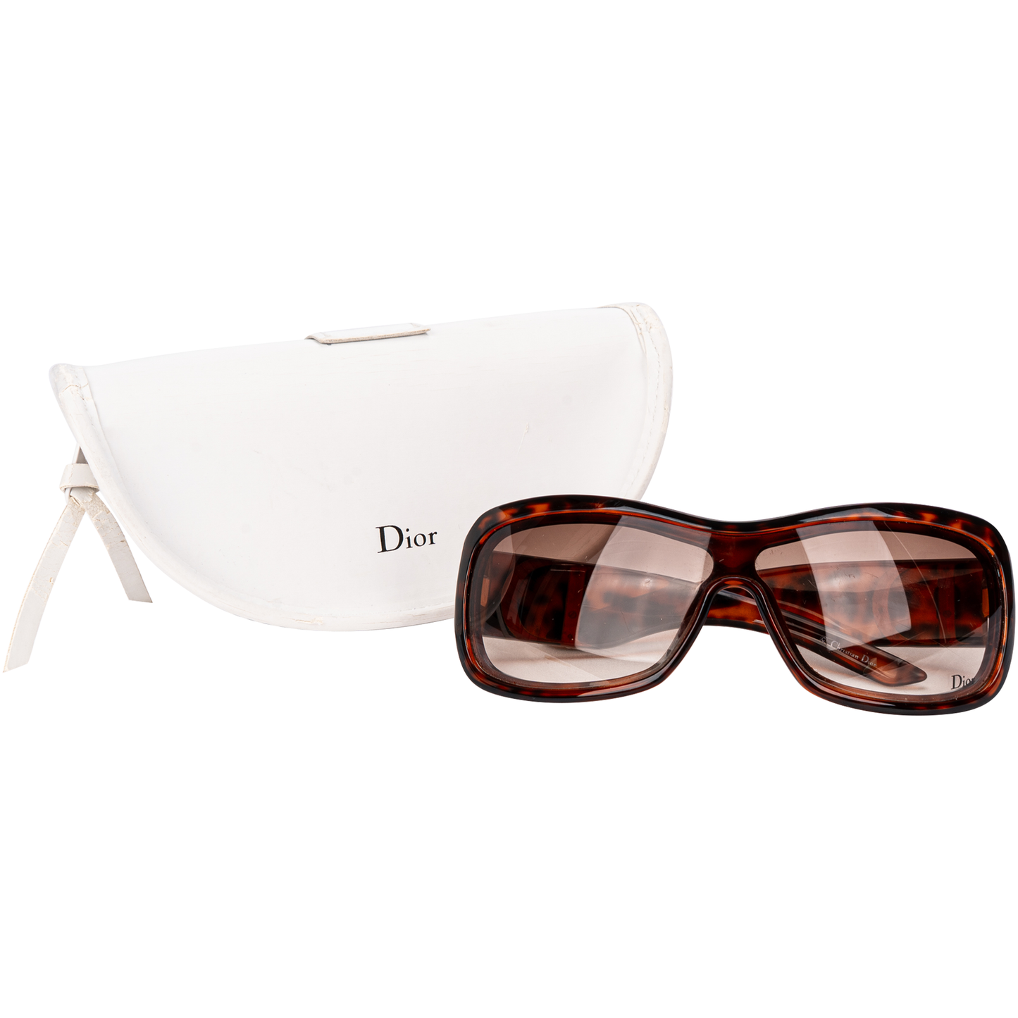 Christian Dior Promenade 3 Shield Sunglasses Havana Brown