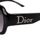 Christian Dior Logo Sunglasses Black