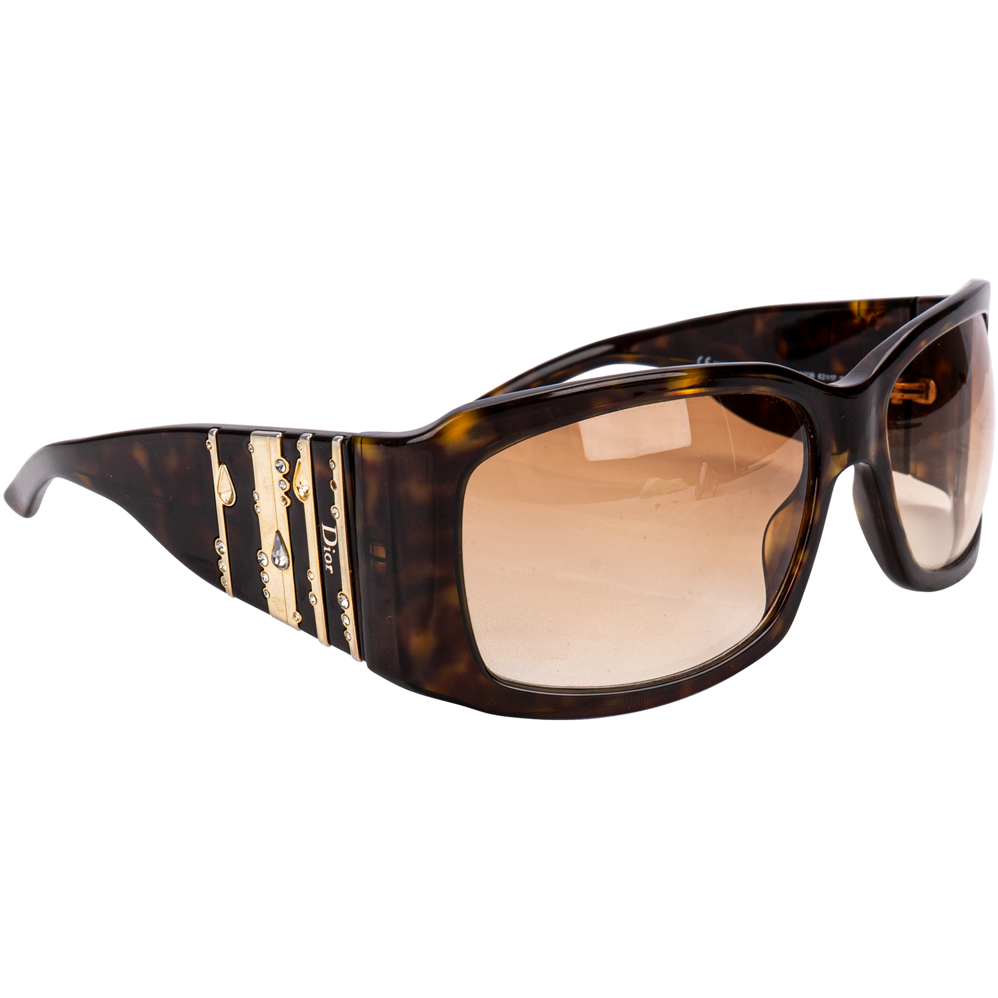 Christian Dior Diorrain 1 086DB Tortoise Sunglasses