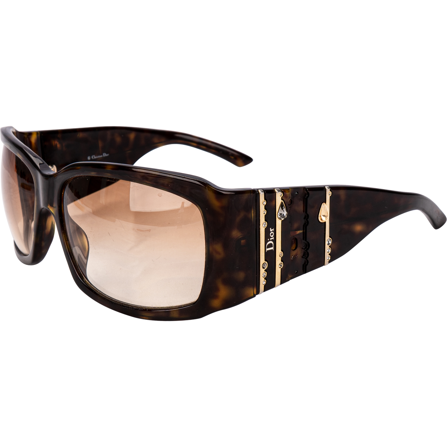 Christian Dior Diorrain 1 086DB Tortoise Sunglasses