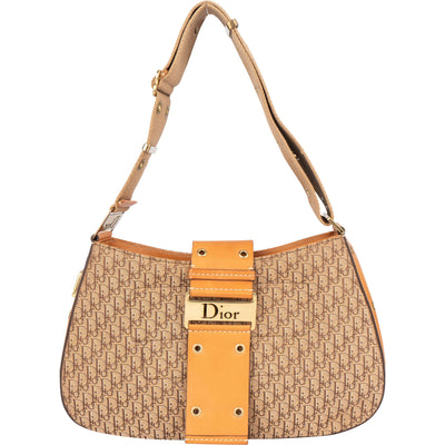 Christian Dior Trotter Monogram Street Chic Shoulder Bag
