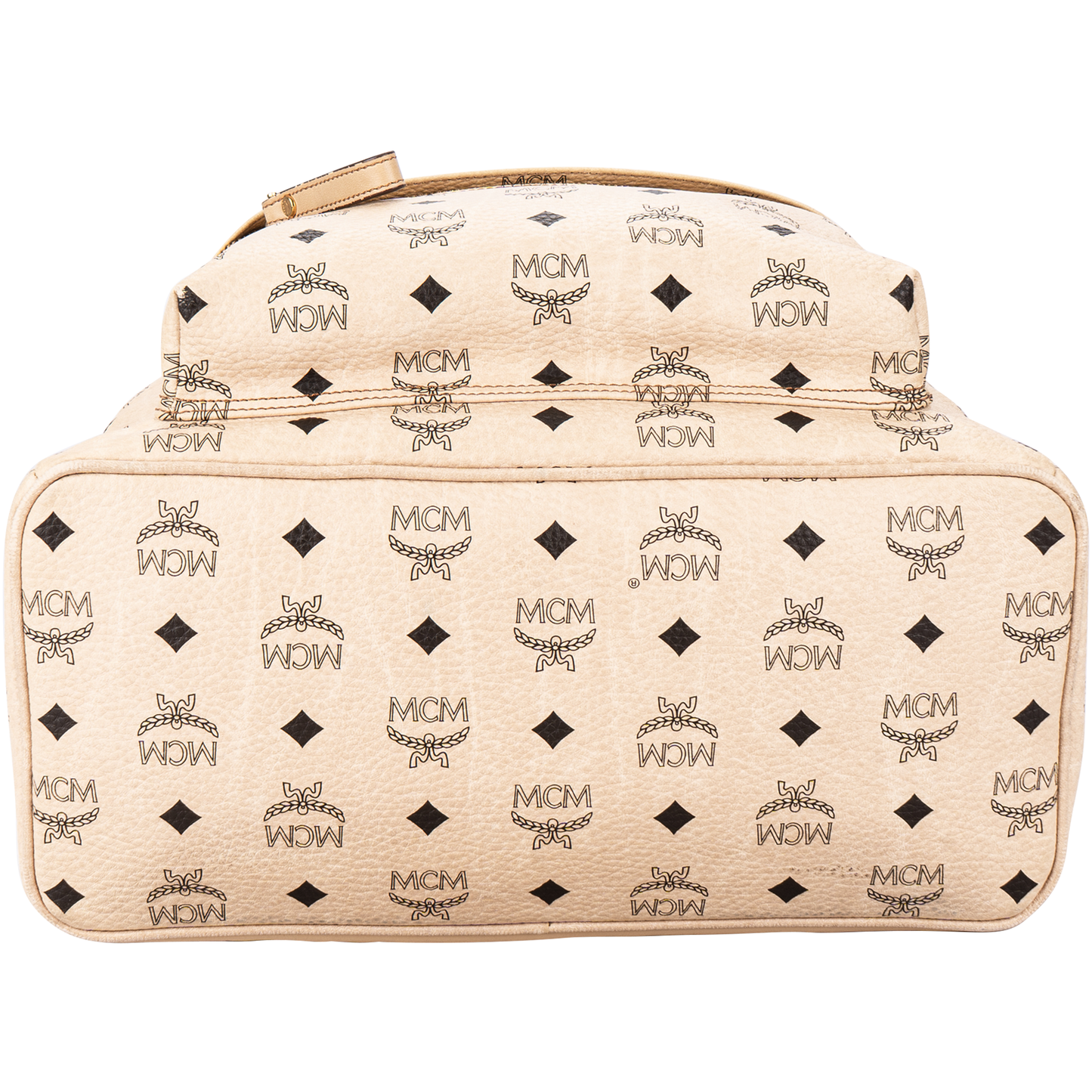 MCM Monogram Visetos Stark Side Studs Small Backpack