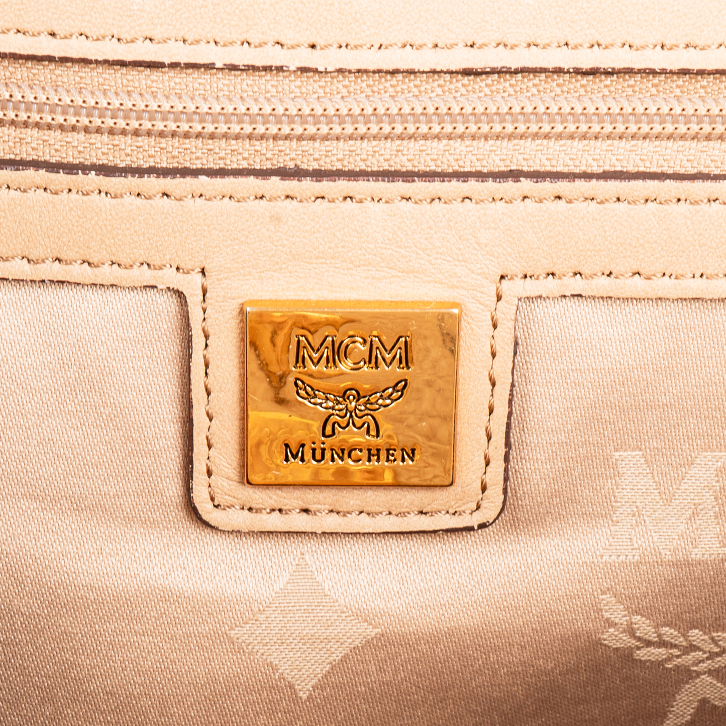 MCM Monogram Visetos Stark Side Studs Small Backpack