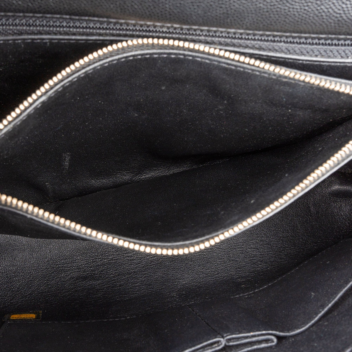 Chanel Lizard Quilted Caviar Leather CC Coco Top Handle Handbag
