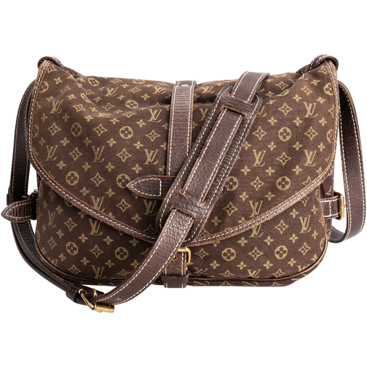 Louis Vuitton Denim Saumur Crossbody Bag