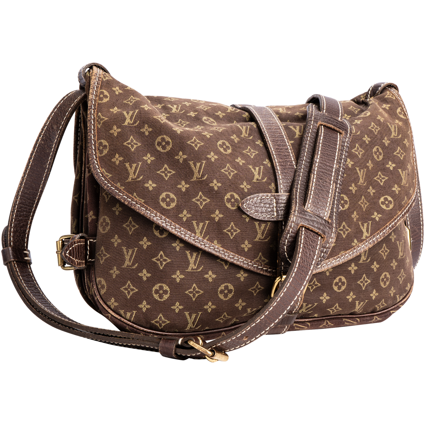 Louis Vuitton Denim Saumur Crossbody Bag