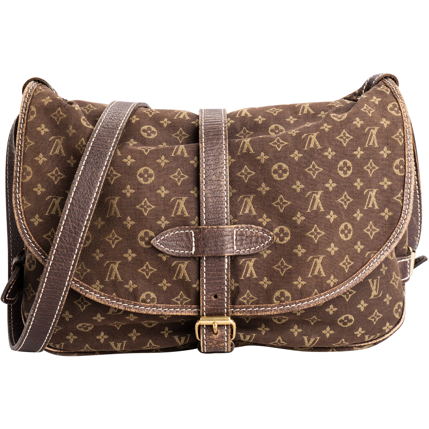 Louis Vuitton Denim Saumur Crossbody Bag