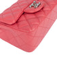 Chanel Quilted Lambskin Mini Single Flap Crossbody Bag