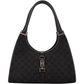 Gucci Monogram GG Canvas Jackie Hobo Shoulder Bag