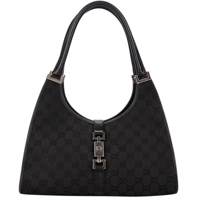 Gucci Monogram GG Canvas Jackie Hobo Shoulder Bag