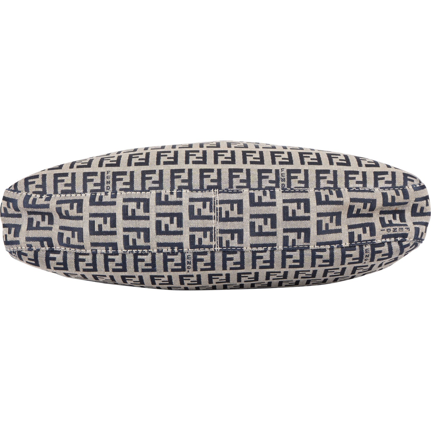 Fendi FF Monogram Baguette Buckle Hobo Bag