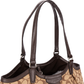 Coach Monogram Signature Stripe Shoulder Bag
