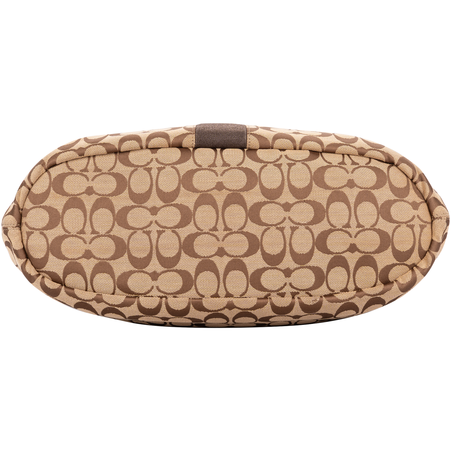 Coach Monogram Signature Stripe Shoulder Bag