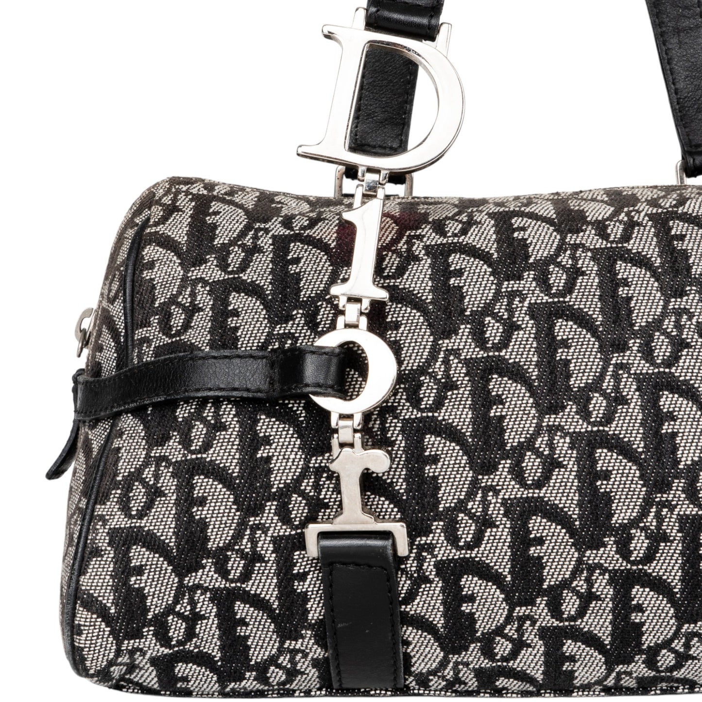 Christian Dior Charms Boston Monogram Shoulder Bag
