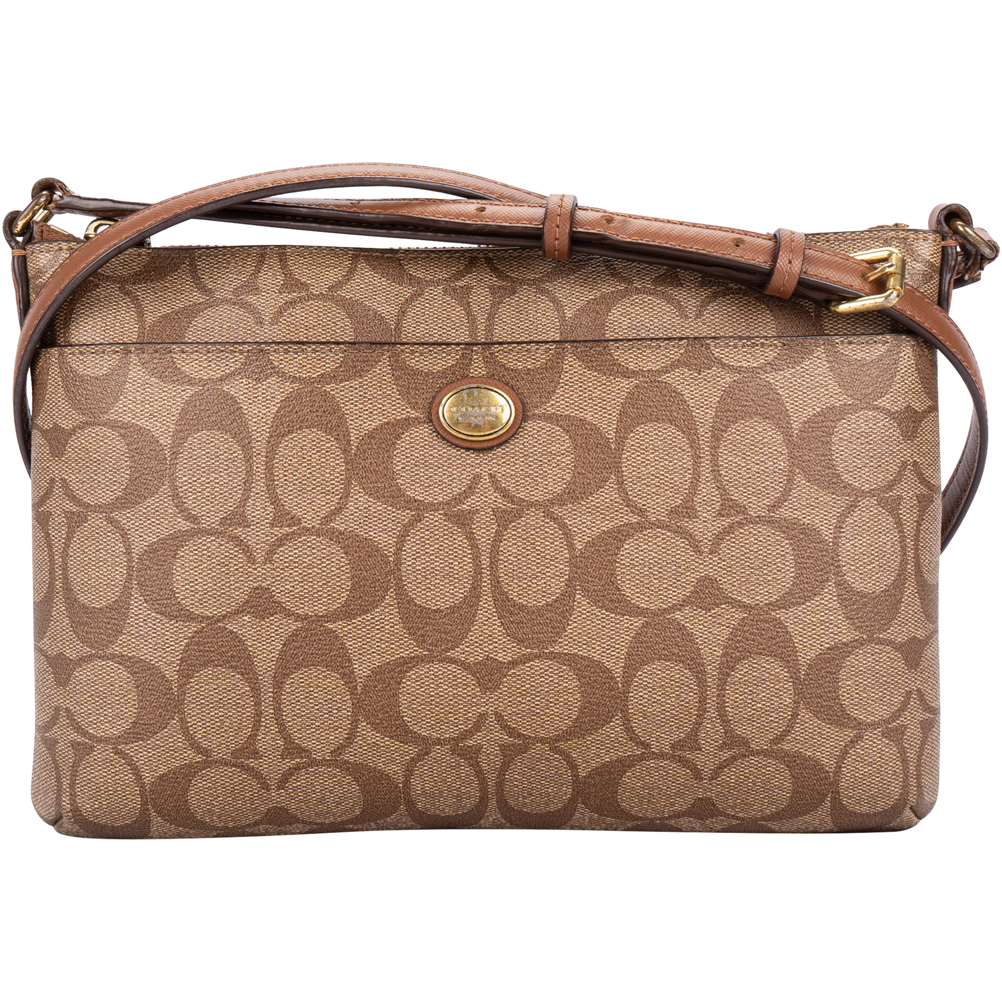 Coach Monogram Signature Crossbody Bag