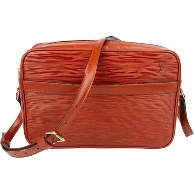 Louis Vuitton Cognac Epi Leather Trocadero 27 Crossbody Bag