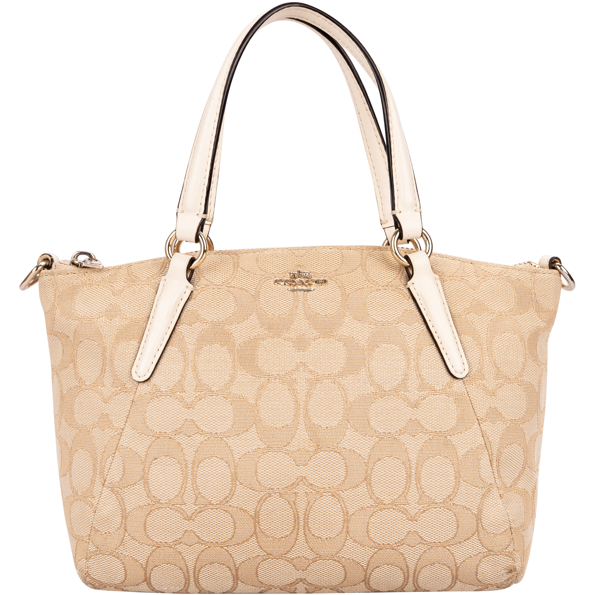 Coach Monogram Signature Small Kelsey Handbag