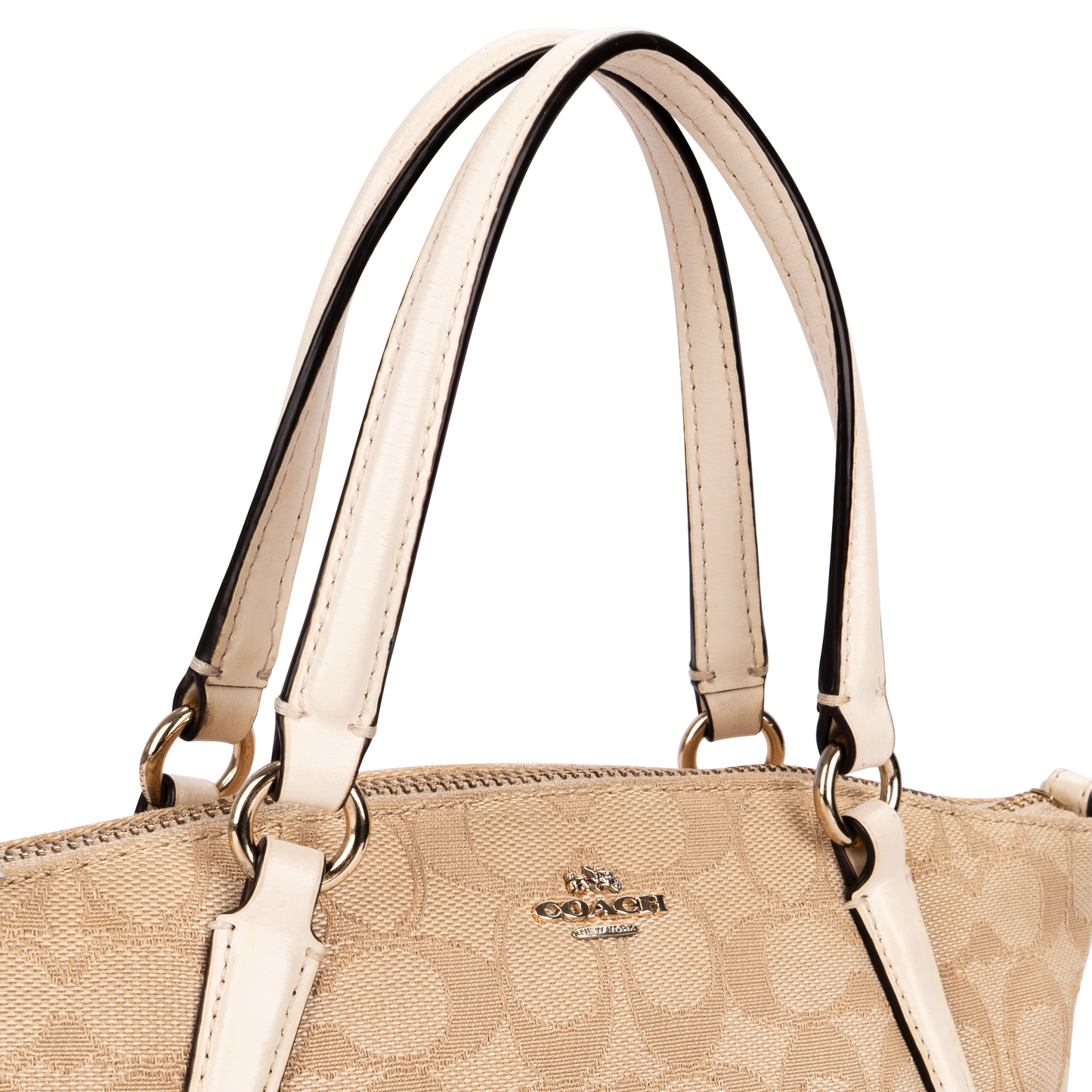 Coach Monogram Signature Small Kelsey Handbag