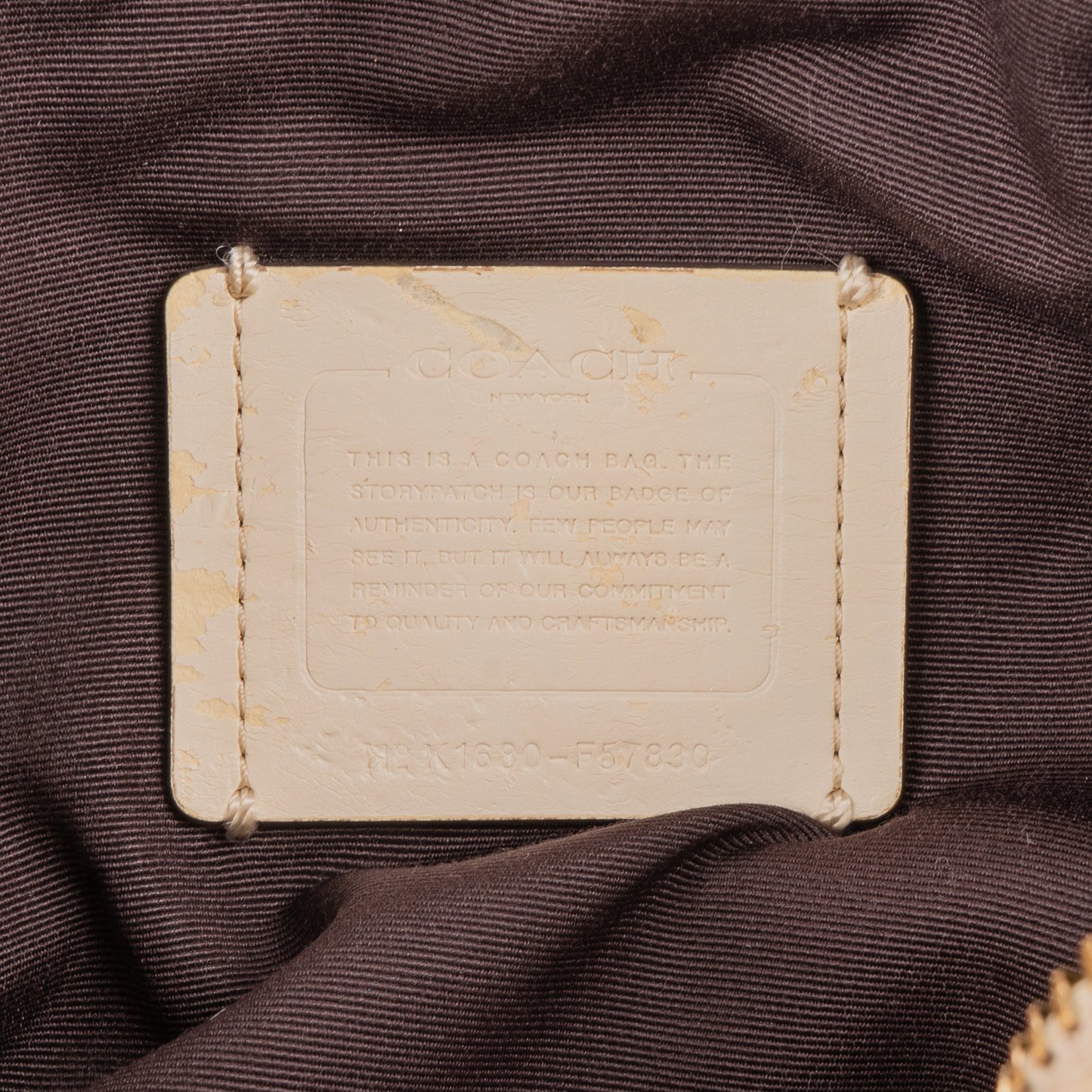 Coach Monogram Signature Small Kelsey Handbag