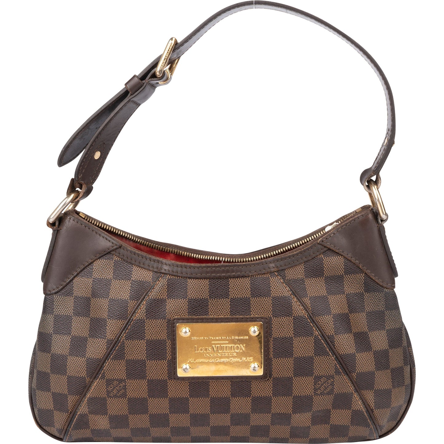 Louis Vuitton Damier Ebene Monogram Thames PM Handbag