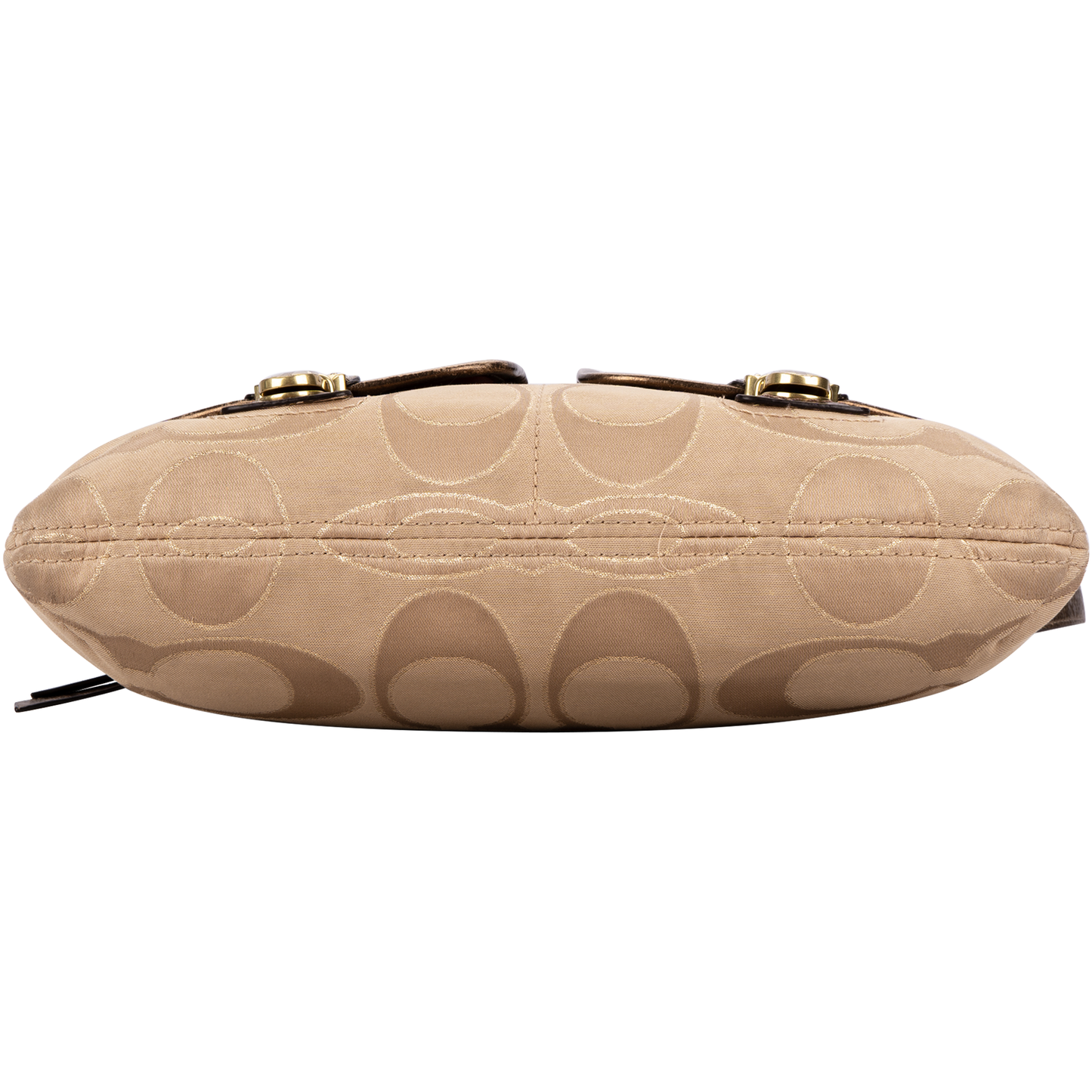 Coach Monogram Signature Poppy Pocket Shoulder Bag
