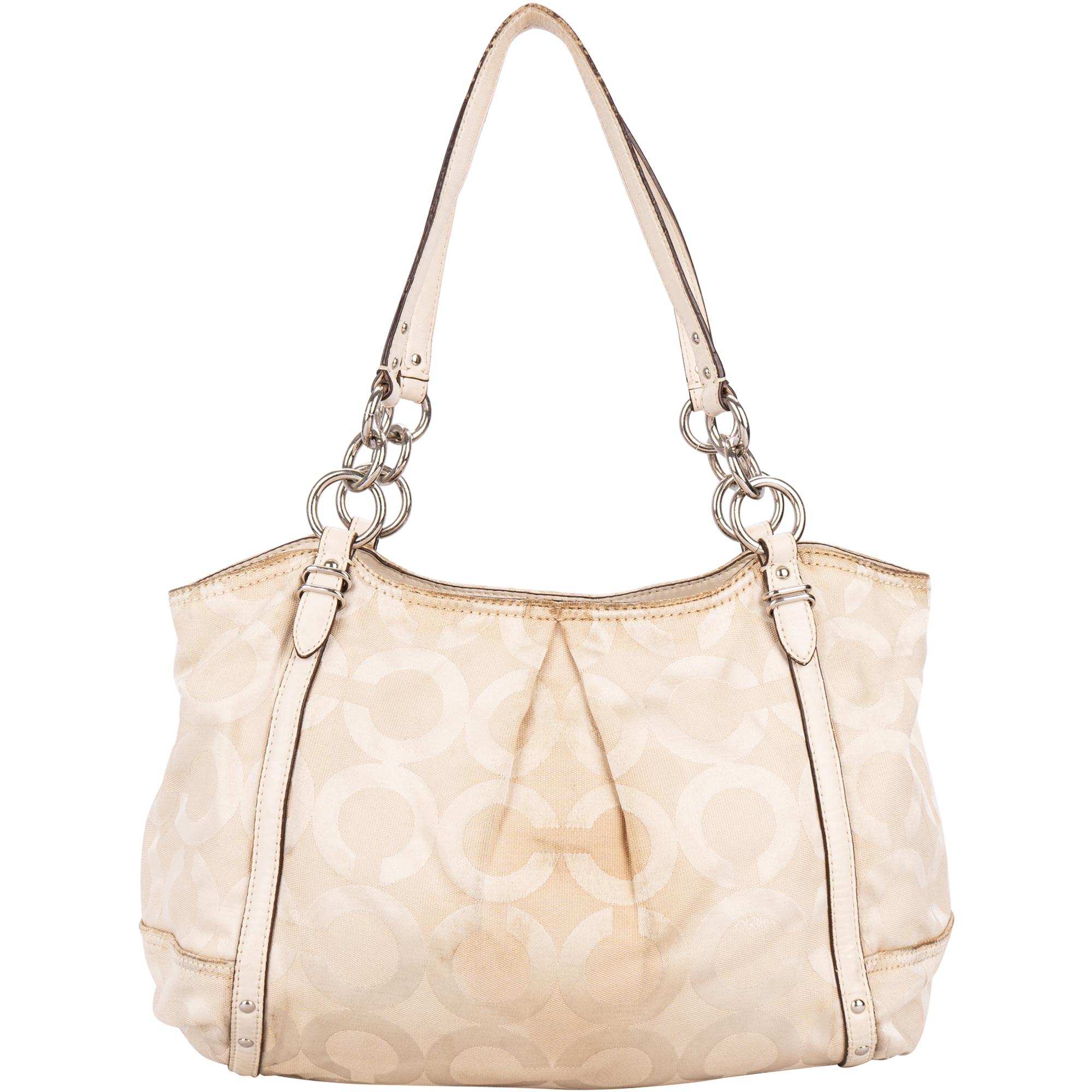 Coach Monogram Jacquard Shoulder Bag