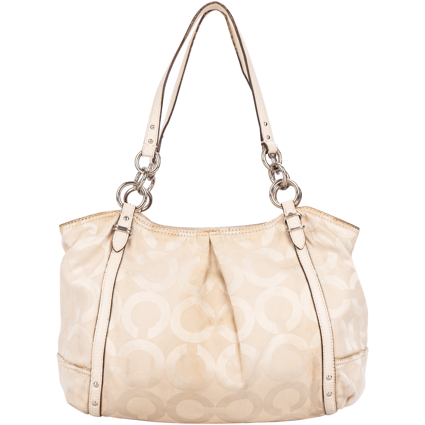 Coach Monogram Jacquard Shoulder Bag