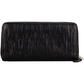 Coach Madison Accordion Black Leather Zip Around