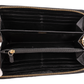 Coach Madison Accordion Black Leather Zip Around