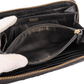 Coach Madison Accordion Black Leather Zip Around