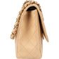 Chanel Quilted Caviar Leather Jumbo Single Flap Crossbody Bag