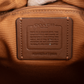 Coach White Leather Embossed Crocodile Shoulder Bag