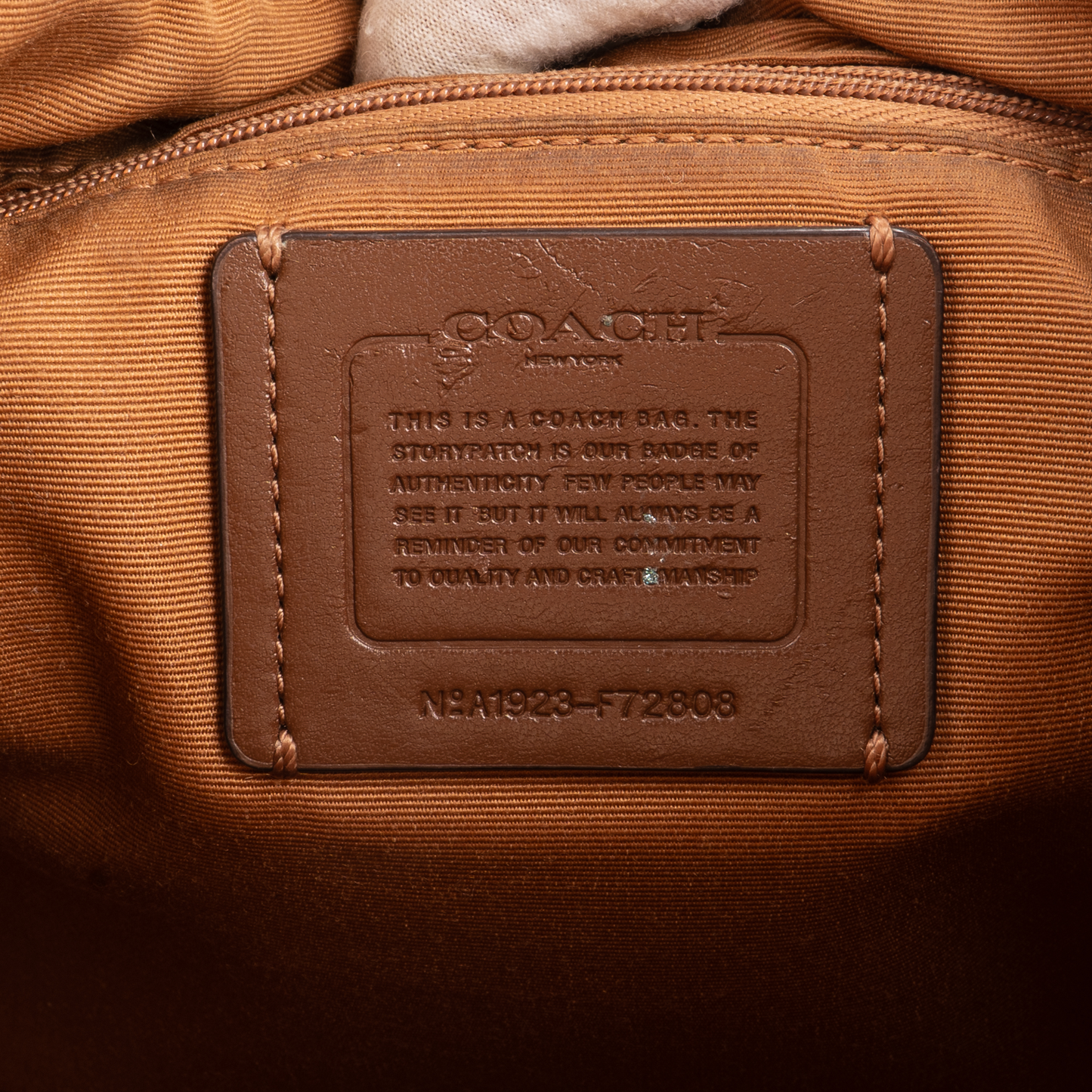 Coach White Leather Embossed Crocodile Shoulder Bag