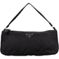 Prada Black Triangle Nylon Shoulder Bag