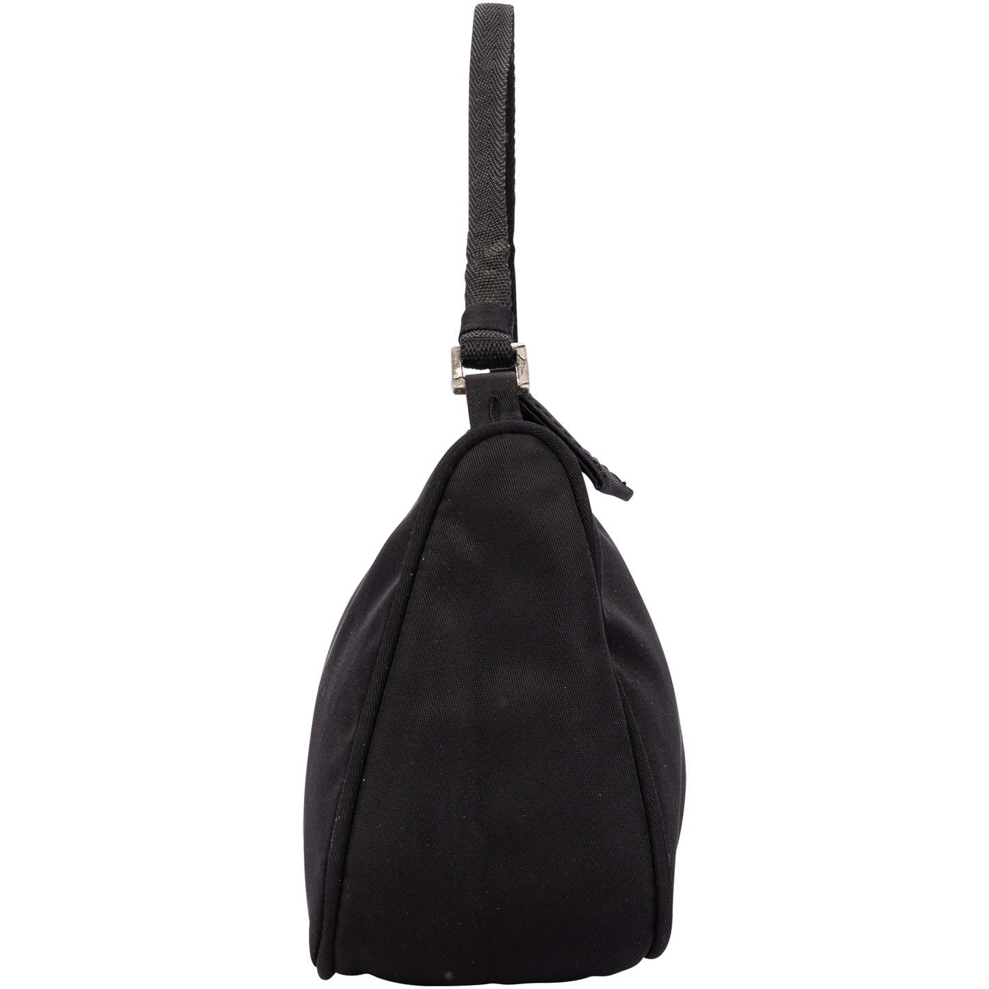 Prada Black Triangle Nylon Shoulder Bag