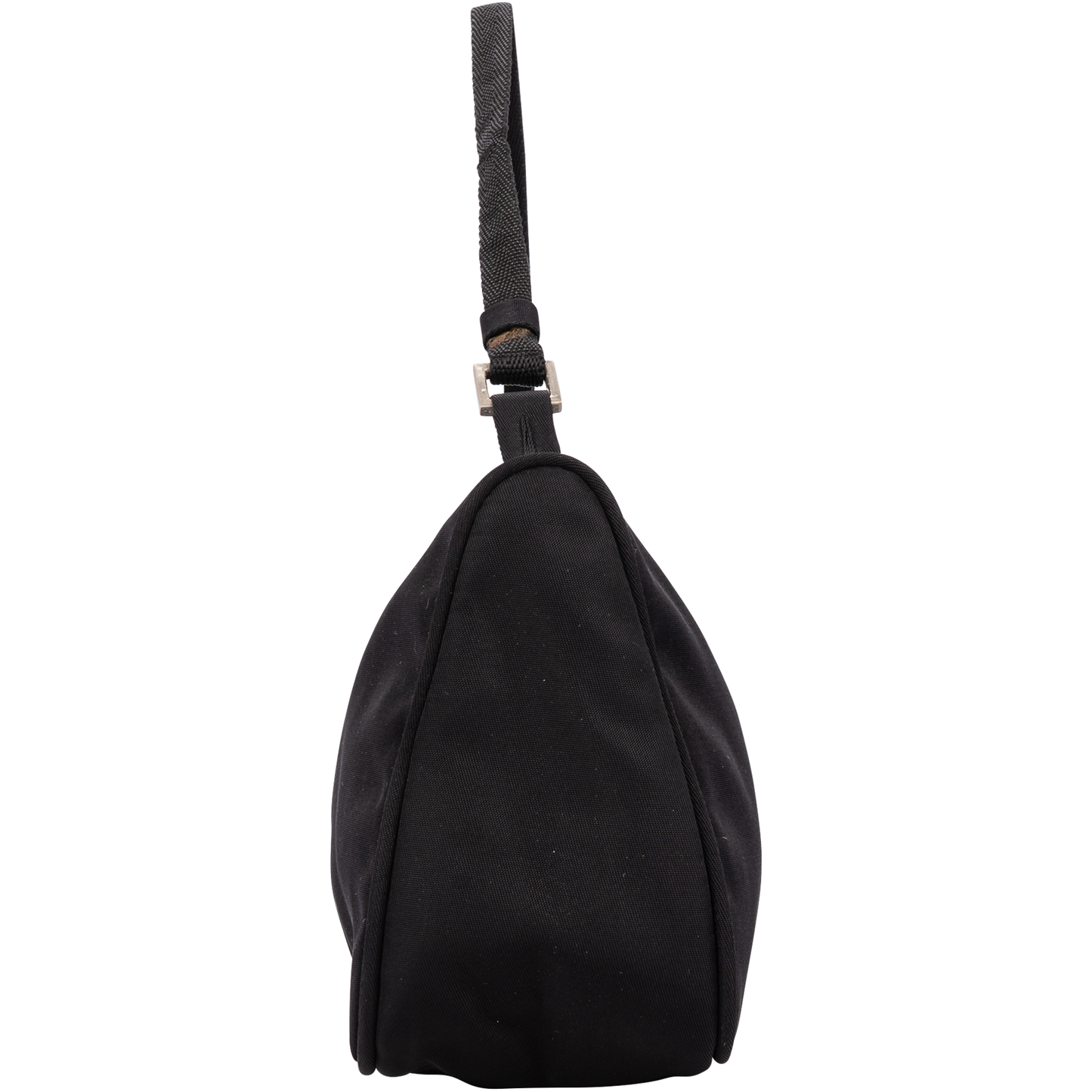 Prada Black Triangle Nylon Shoulder Bag